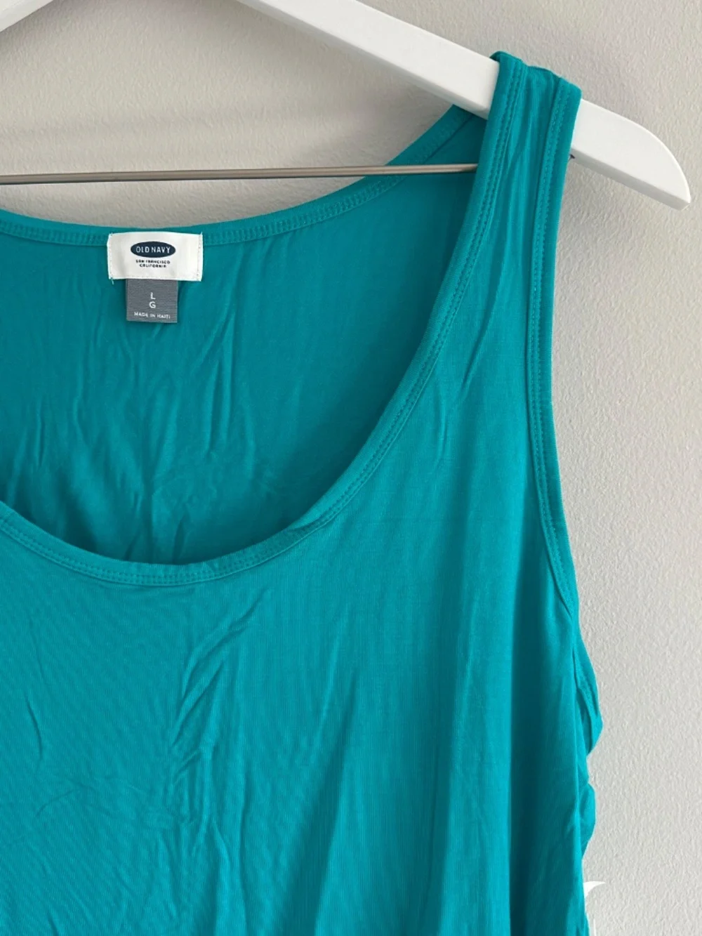 Old Navy Teal Tank Top Size L NWT - Picture 2 of 3